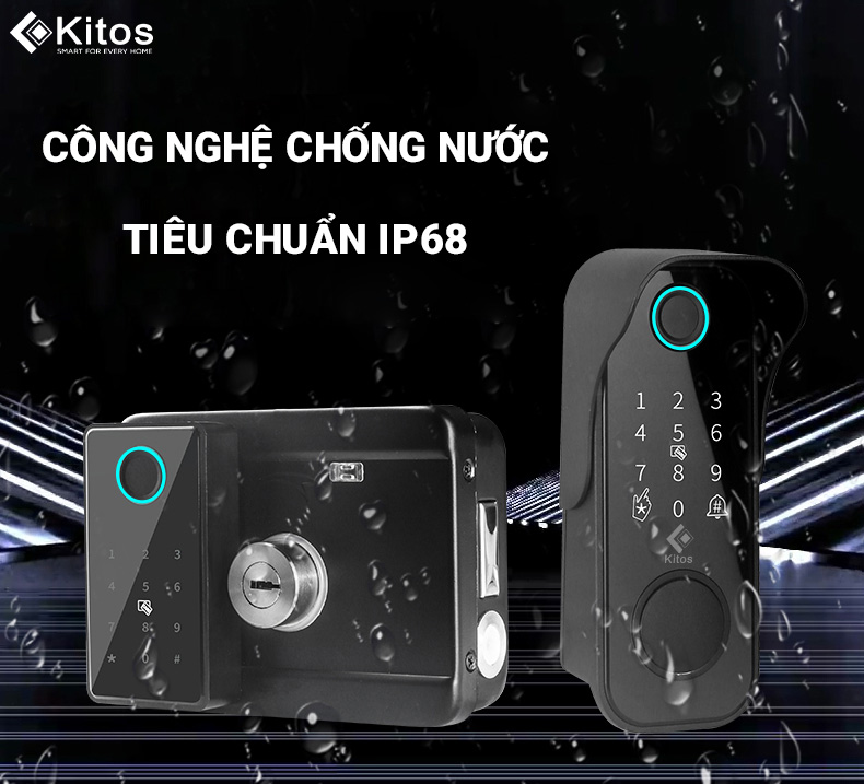 Khoá vân tay cửa cổng Kitos KT-DL04 Pro